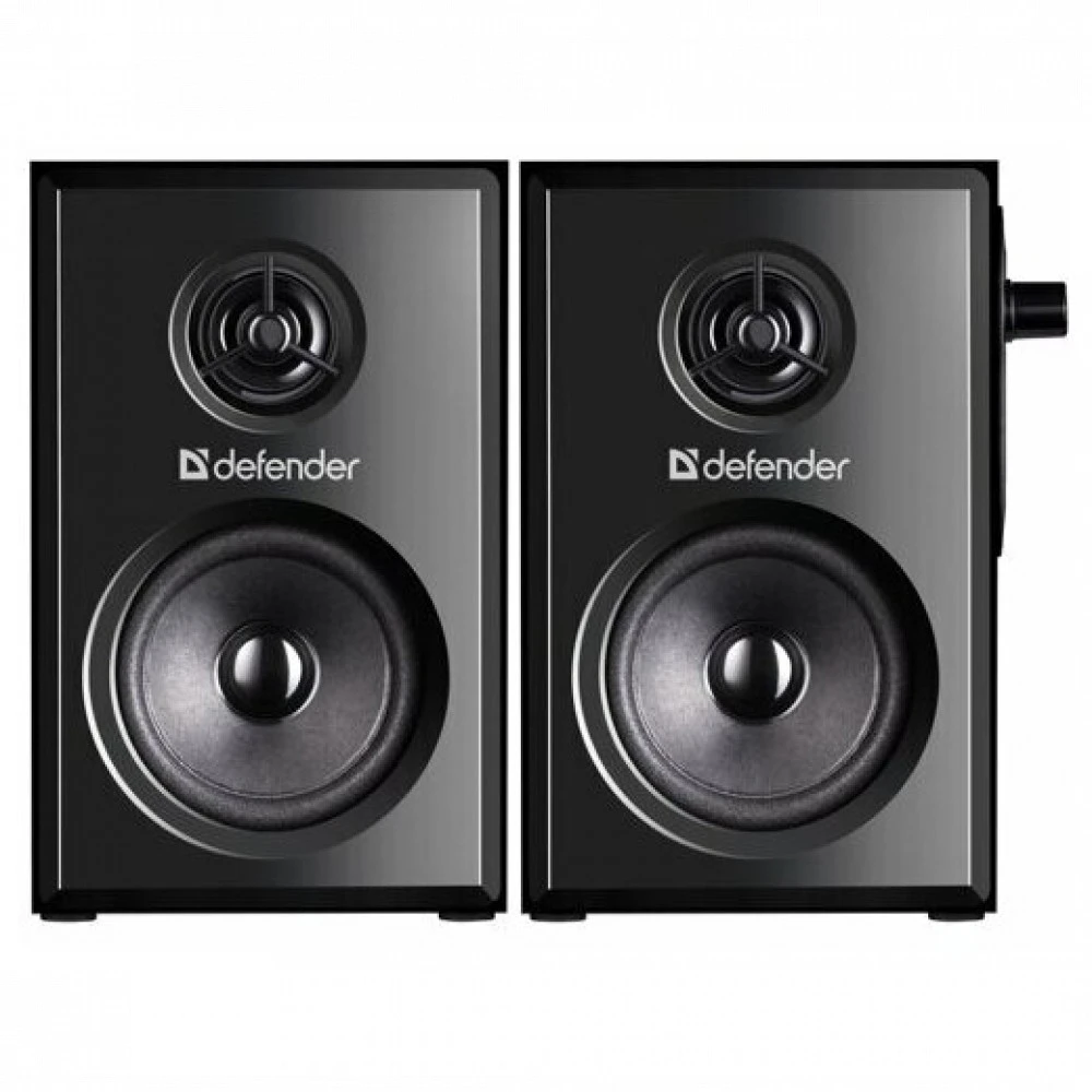 Колонки Defender SPK-270 (2.0), Black, 10Вт (2х5) RMS, 80Hz-20kHz, 3.5 мм jack, USB
