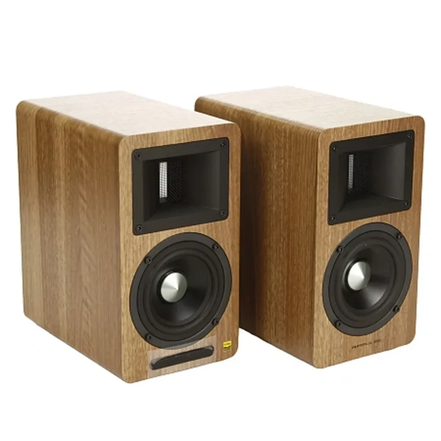 Колонки Edifier A80 (2.0), Walnut, 100Вт (2x50), 52Hz-40kHz, BT, AUX, USB-B, Optical