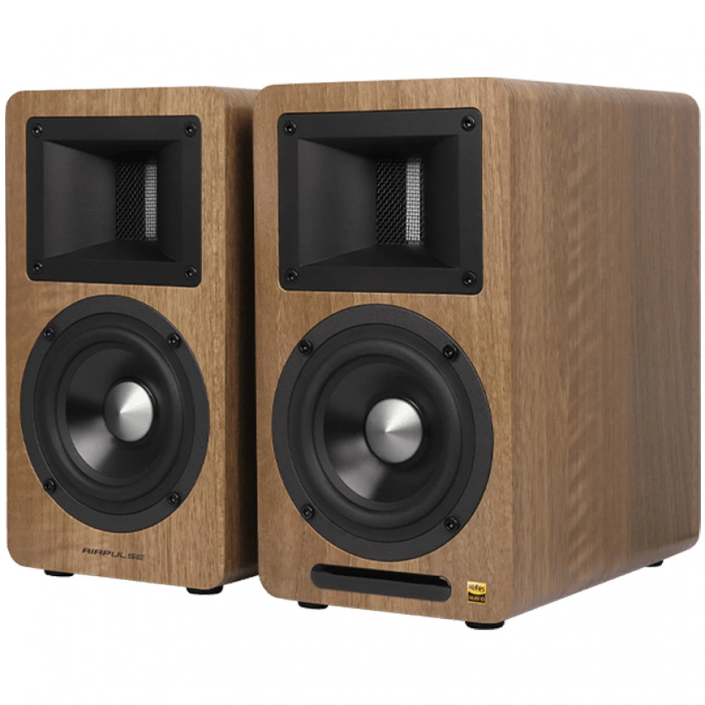 Колонки Edifier A80 (2.0), Walnut, 100Вт (2x50), 52Hz-40kHz, BT, AUX, USB-B, Optical — 2
