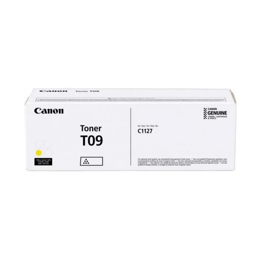 Тонер Canon TONER T09 Yellow, 7600 стр.