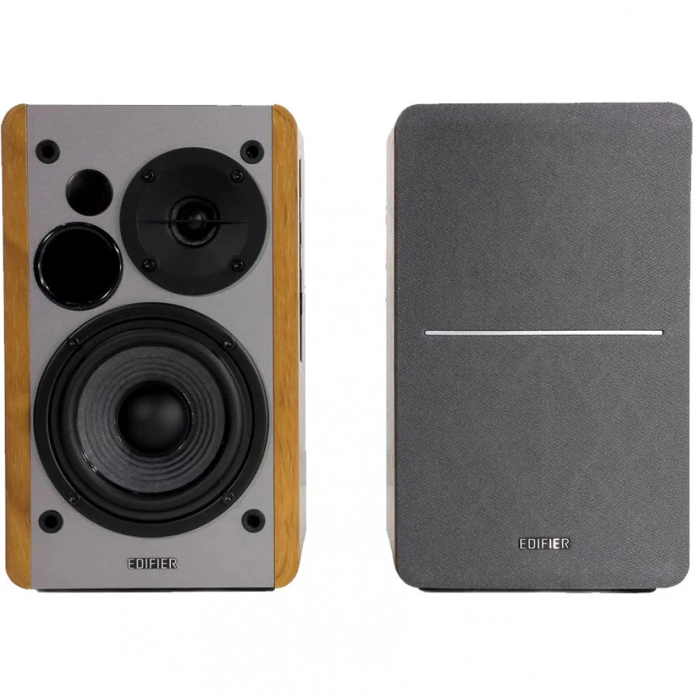 Колонки Edifier R1280DB (2.0), Brown, 42Вт (2х21) RMS, 55Hz-20kHz, 85dB, RCA, BT, OPT, COX, +RC — 2