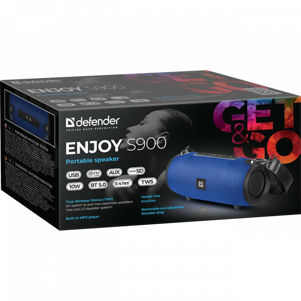 Колонка портативная Defender Enjoy S900 (2.0), Red — 4