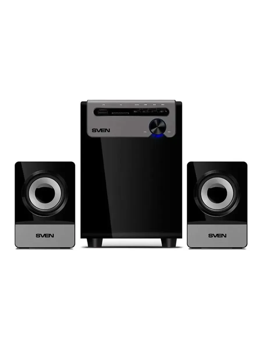 Колонки Sven MS-110 (2.1), Black — 2
