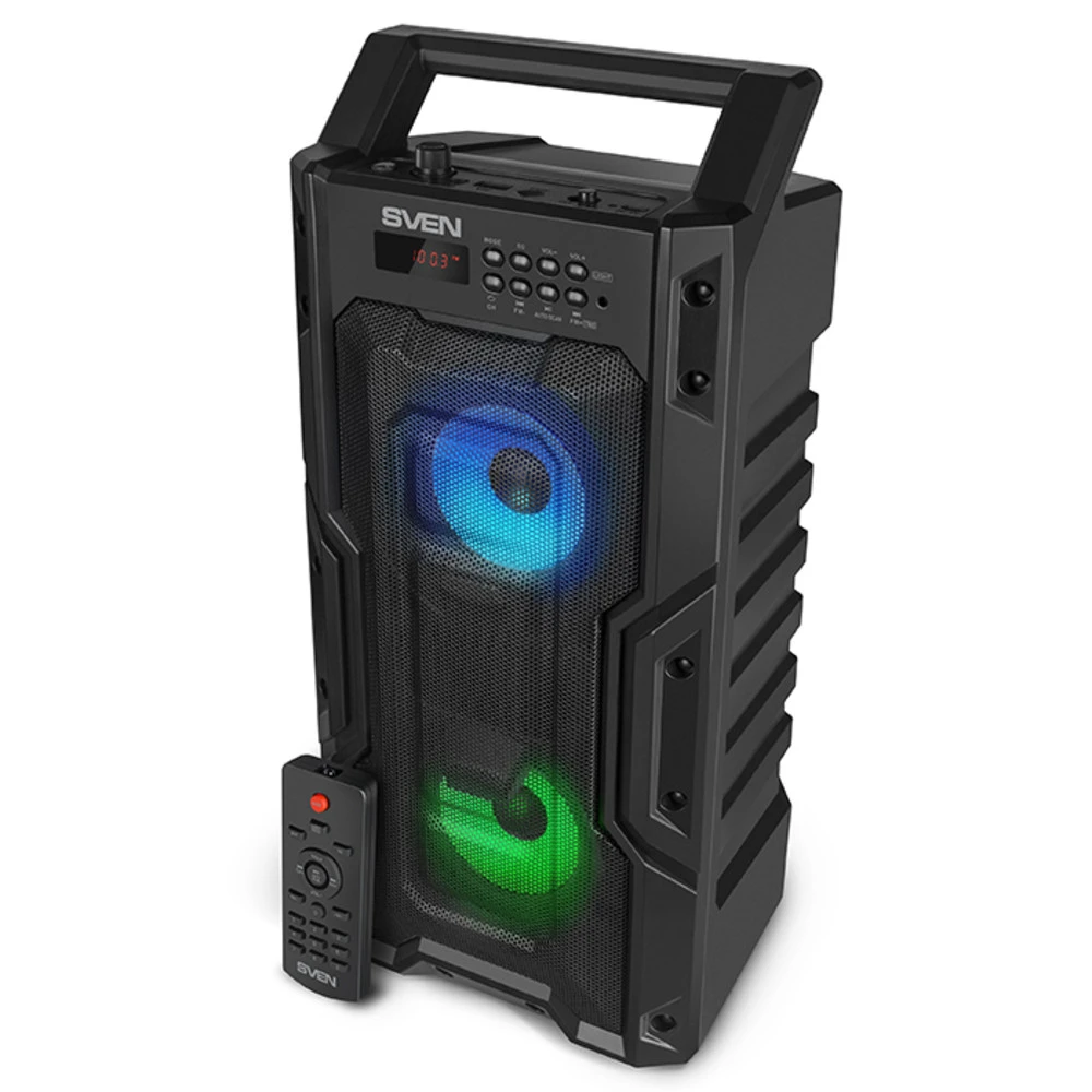 Колонка портативная Sven PS-435 (2.0), Black — 2
