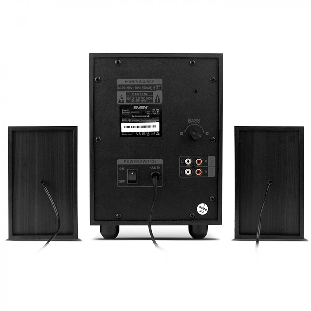 Колонки Sven MS-150 (2.1), Black — 3
