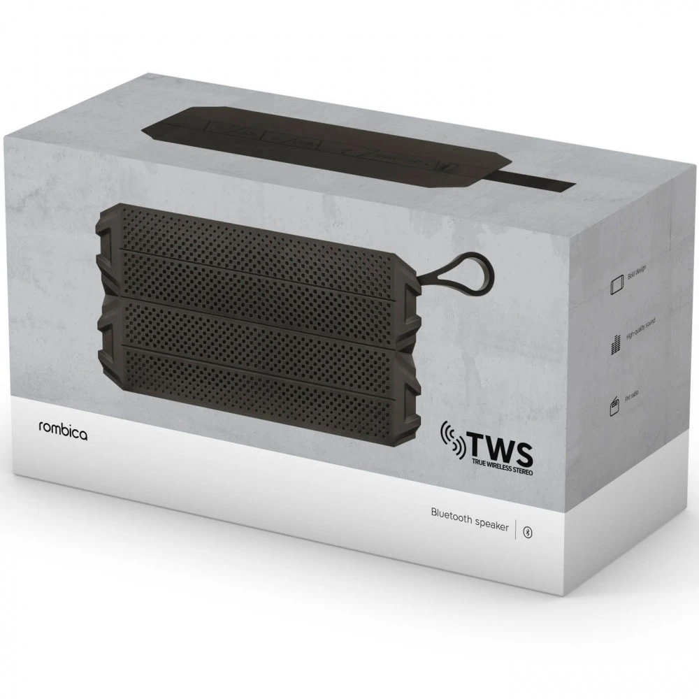 Колонка портативная Rombica MySound Agate (2.0), Black — 4