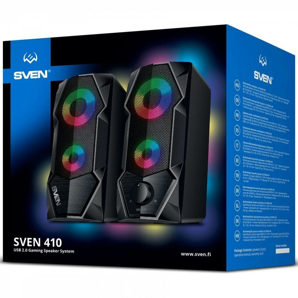 Колонки Sven 410 (2.0), Black — 4