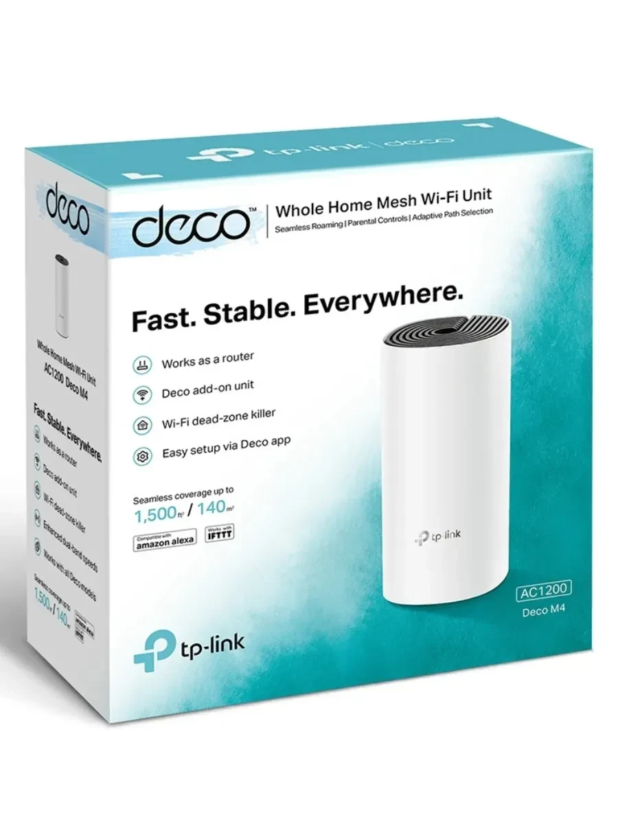 Mesh Wi-Fi система Mesh Tp-Link Deco M4 AC1200 GbE Wi-Fi 5 — 4