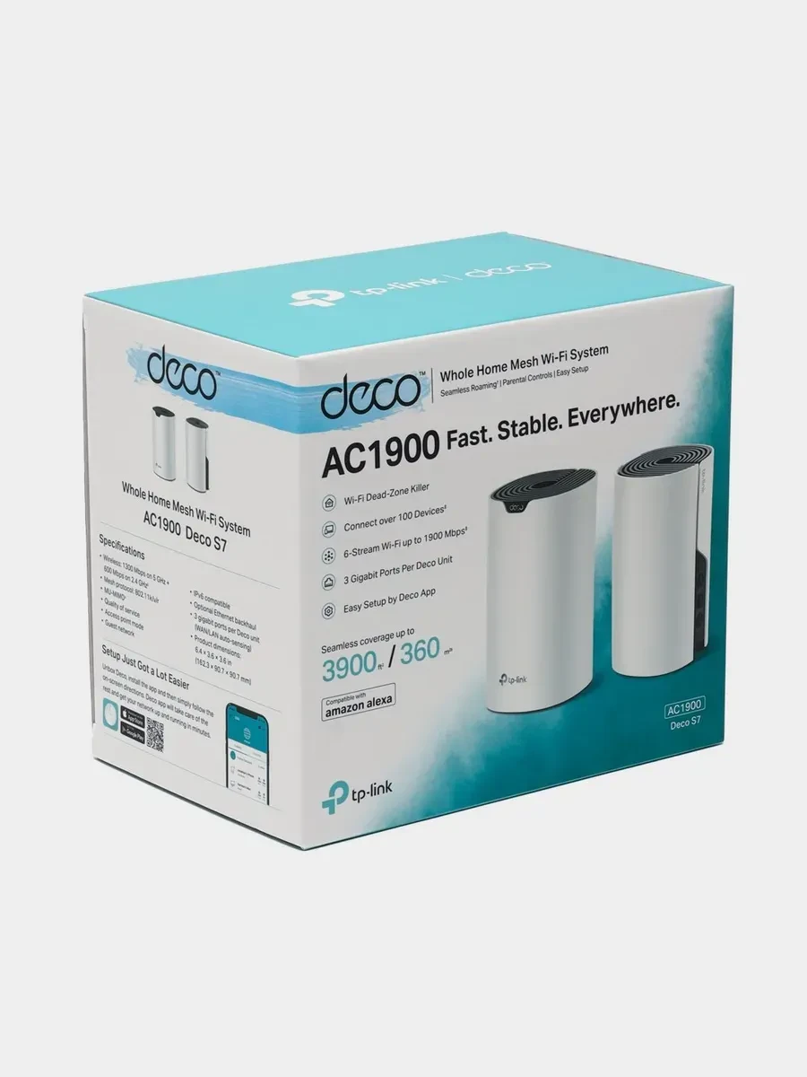 Mesh Wi-Fi система Tp-Link Deco S7, AC1900, 2 шт — 3