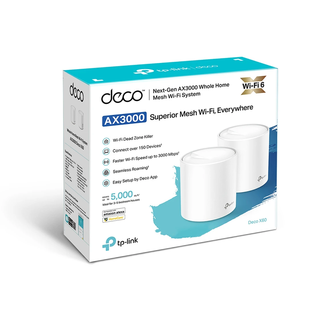 Маршрутизатор Tp-Link Deco X60 AX5400, 2 шт — 4
