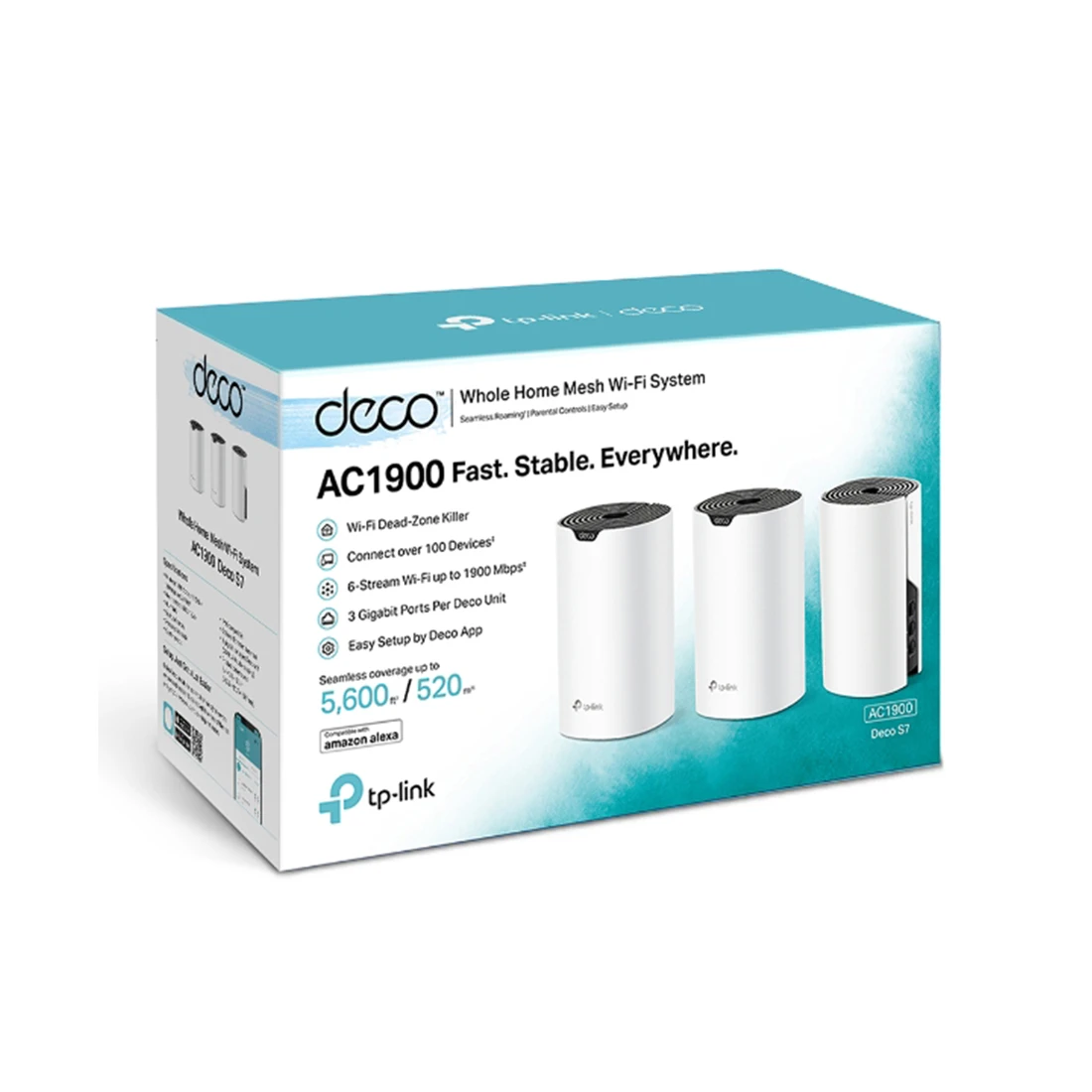 Mesh Wi-Fi система Mesh Wi-Fi TP-Link Deco S7, 3-pack, AC1900 — 2