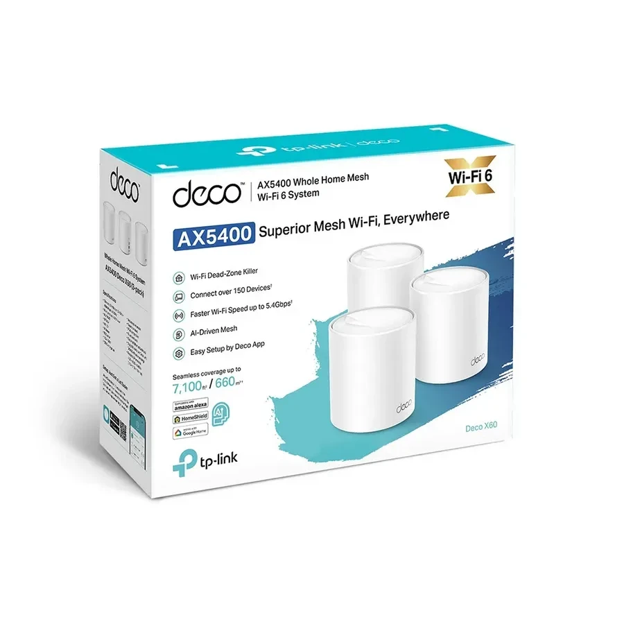 Wi-Fi система TP-Link Deco X60 3-pack — 2