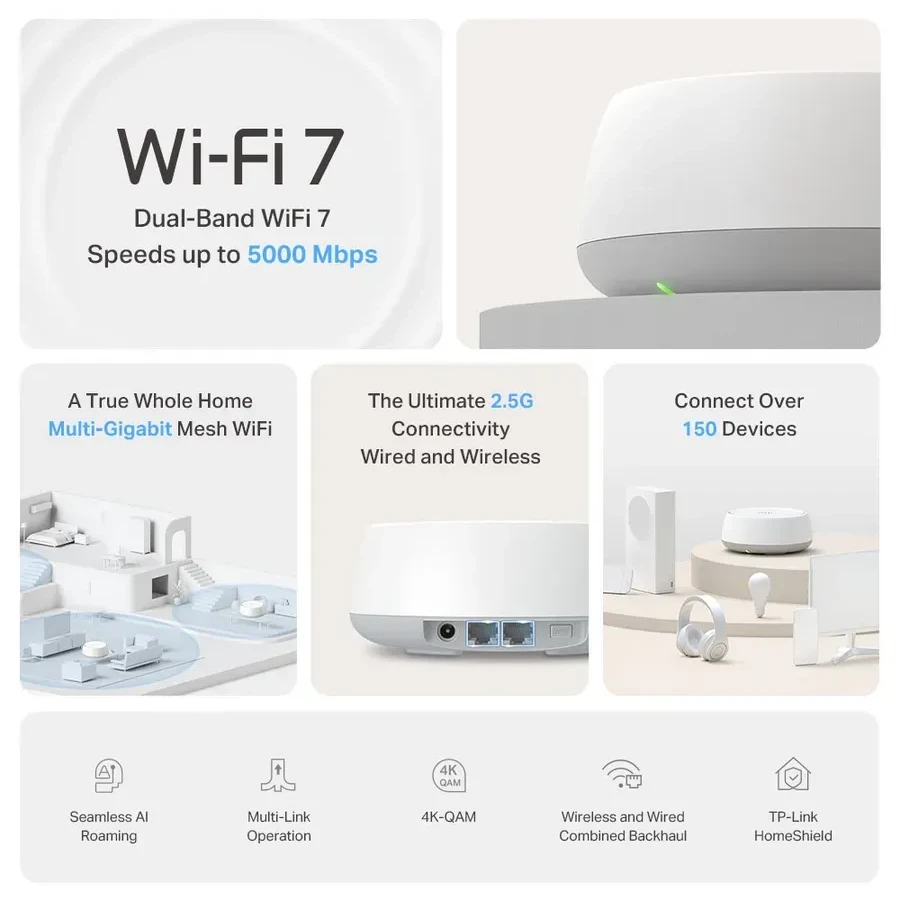 Маршрутизатор TP-Link Deco BE25 (3 шт.), Wi-Fi 7 — 2