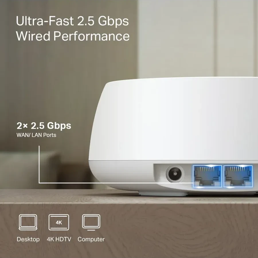 Маршрутизатор TP-Link Deco BE25 (3 шт.), Wi-Fi 7 — 4