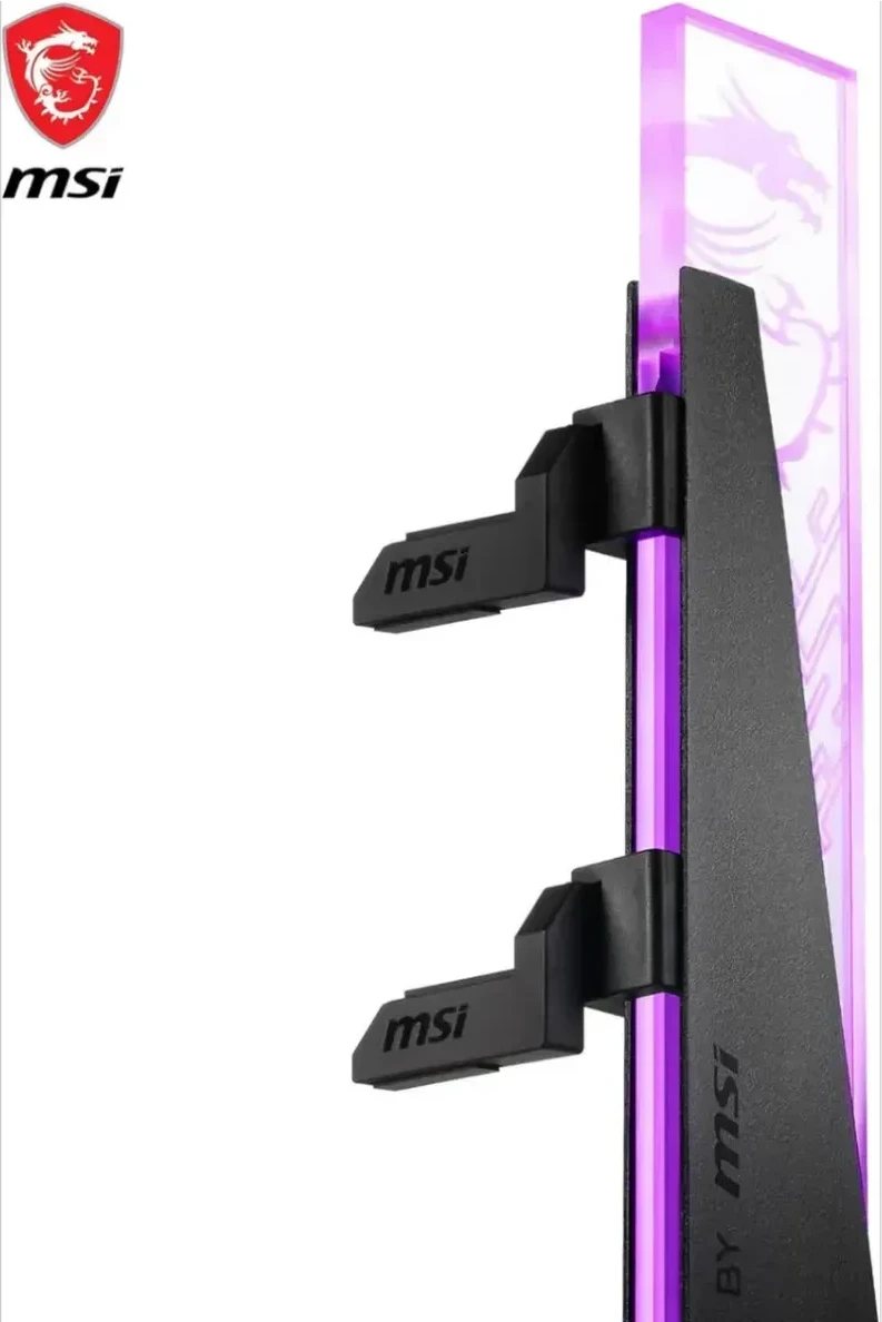 Держатель видеокарты MSI MPG ARGB, черный — 3