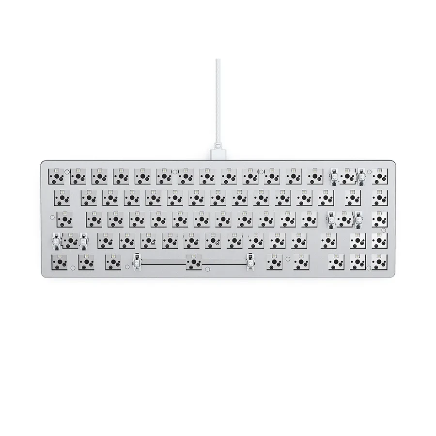 Основа клавиатуры Glorious GMMK2 Compact 65%, RGB, белая