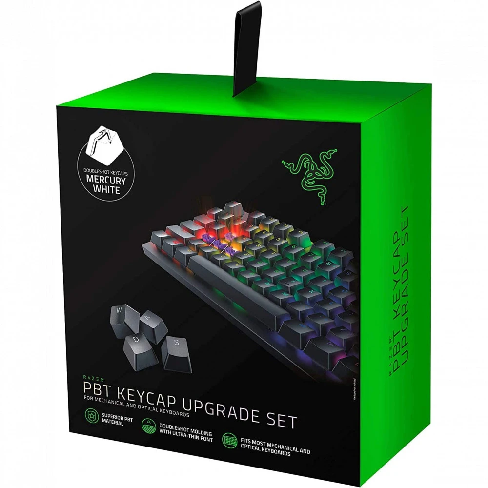 Набор клавиш Razer PBT Keycap Mercury White, белый — 2