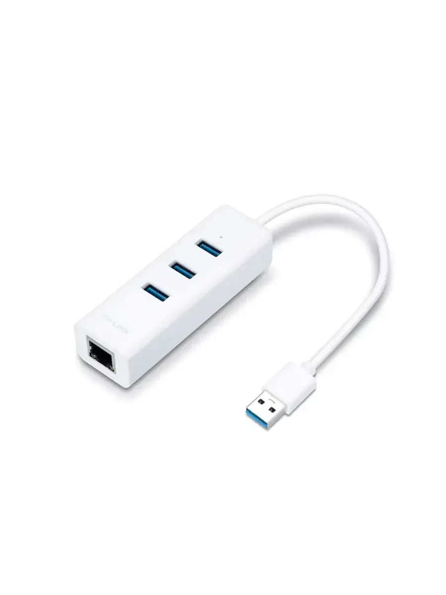 Сетевой адаптер USB Tp-Link UE330 GbE, 3 порта