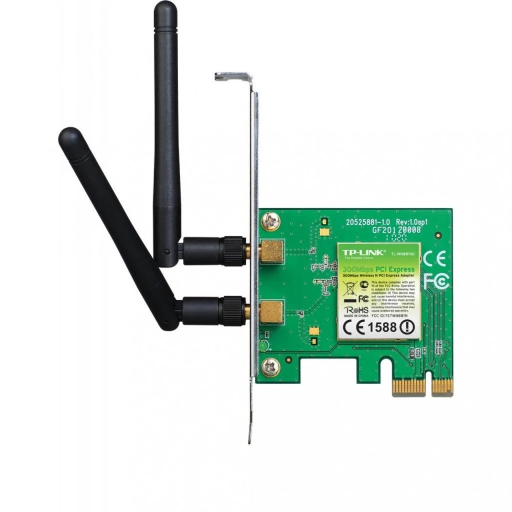 Адаптер Wi-Fi PCIe 300M Tp-Link TL-WN881ND — 2