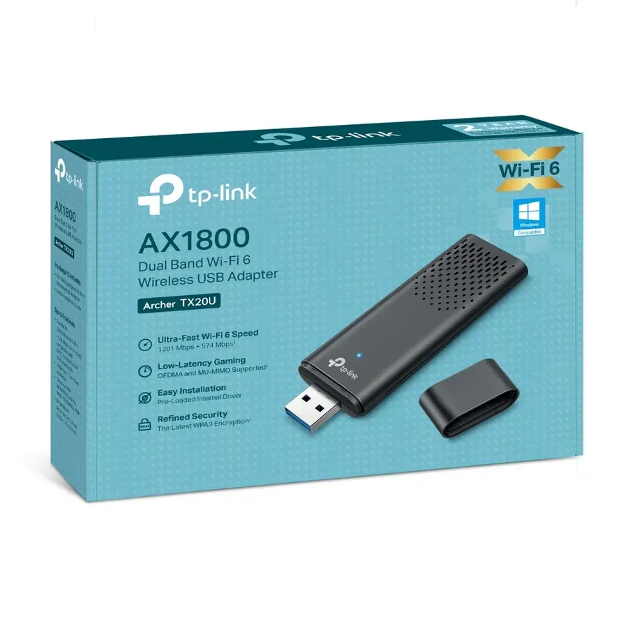 Адаптер Wi-Fi USB AX1800 Tp-Link Archer TX20U — 3