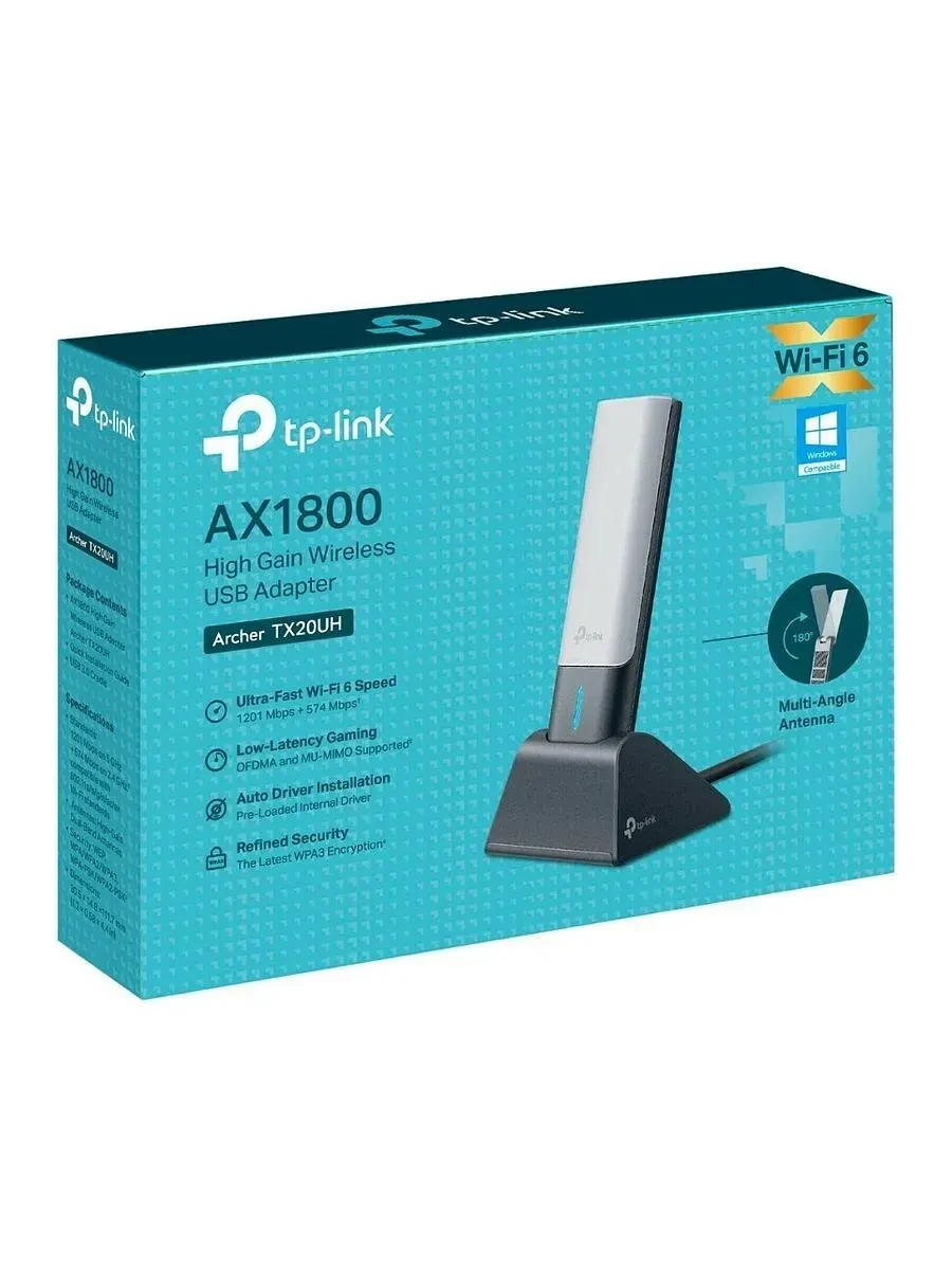 Адаптер Wi-Fi USB AX1800 Tp-Link Archer TX20UH — 4