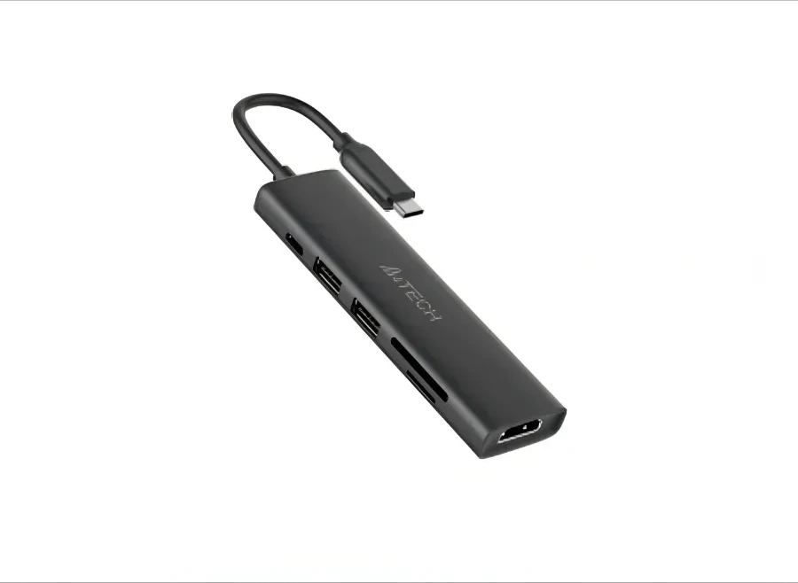 Адаптер A4tech DST-60C, 100W, USB-C PD, HDMI 4K@60Hz
