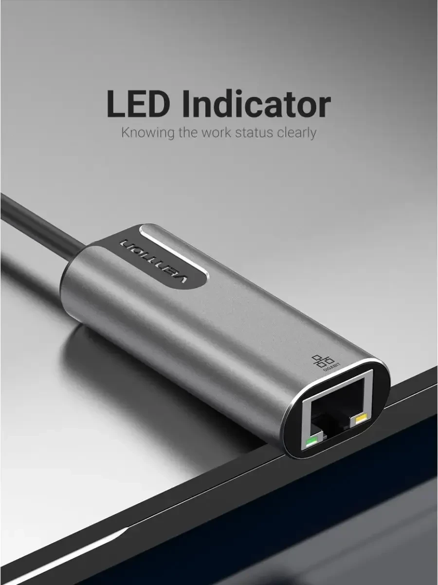 Адаптер Vention CEWHB USB 3.0 Ethernet — 2