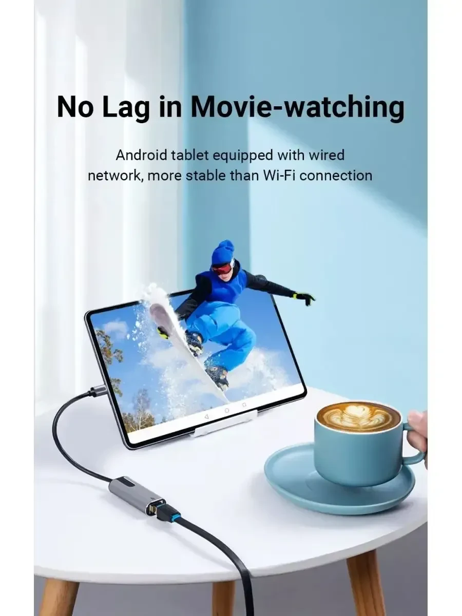 Адаптер Vention CFNHB USB-C Ethernet — 2
