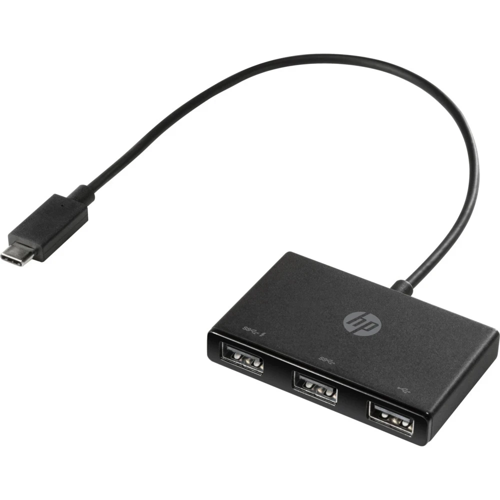 Адаптер HP Z6A00AA USB-C to 3 USB-A