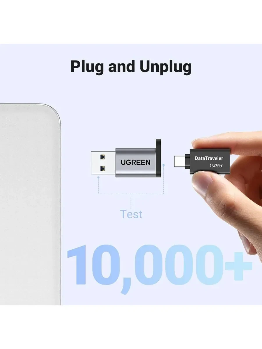 Адаптер Ugreen US276 USB 3.0-A to USB-C — 3