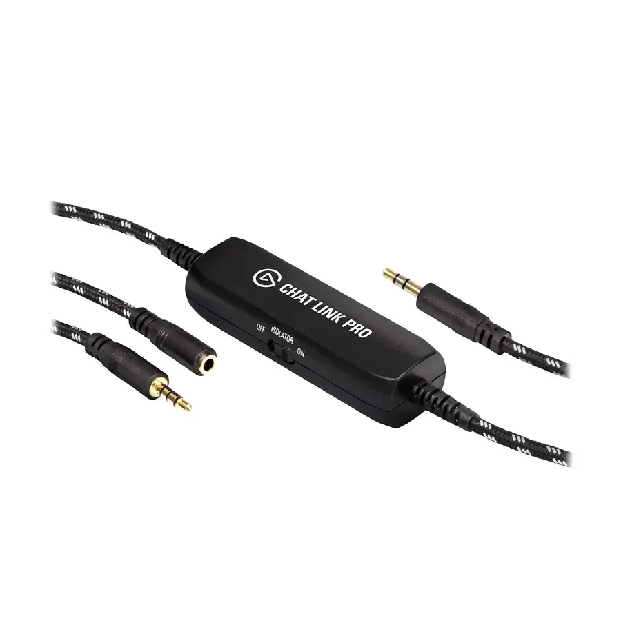 Аудиоадаптер Elgato Chat Link Pro, 3.5 мм, для PS5/PS4/Nintendo Switch, чёрный
