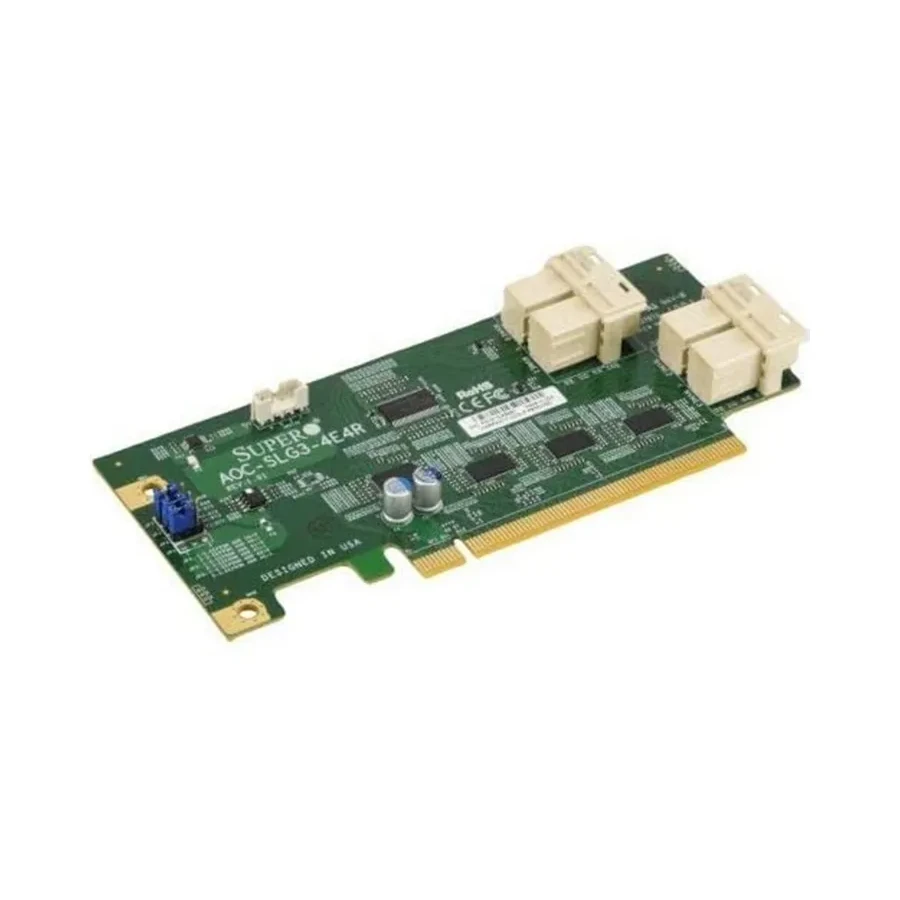 NVMe адаптер Supermicro AOC-SLG3-4E4R-O, PCIe 3.0