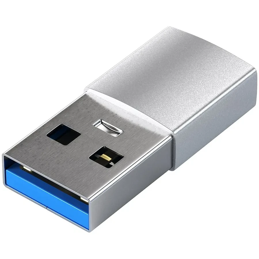 Адаптер SATECHI USB-A to USB-C, серебристый