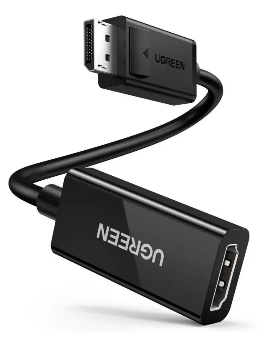 Конвертер UGREEN MM137 DisplayPort to HDMI, 1080p