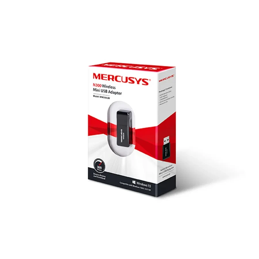 Сетевой адаптер Mercusys MW300UM 300M USB — 5