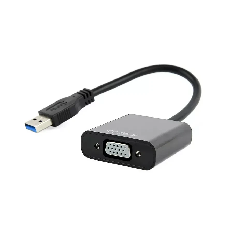 Переходник USB 3.0 to D-Sub VGA, чёрный