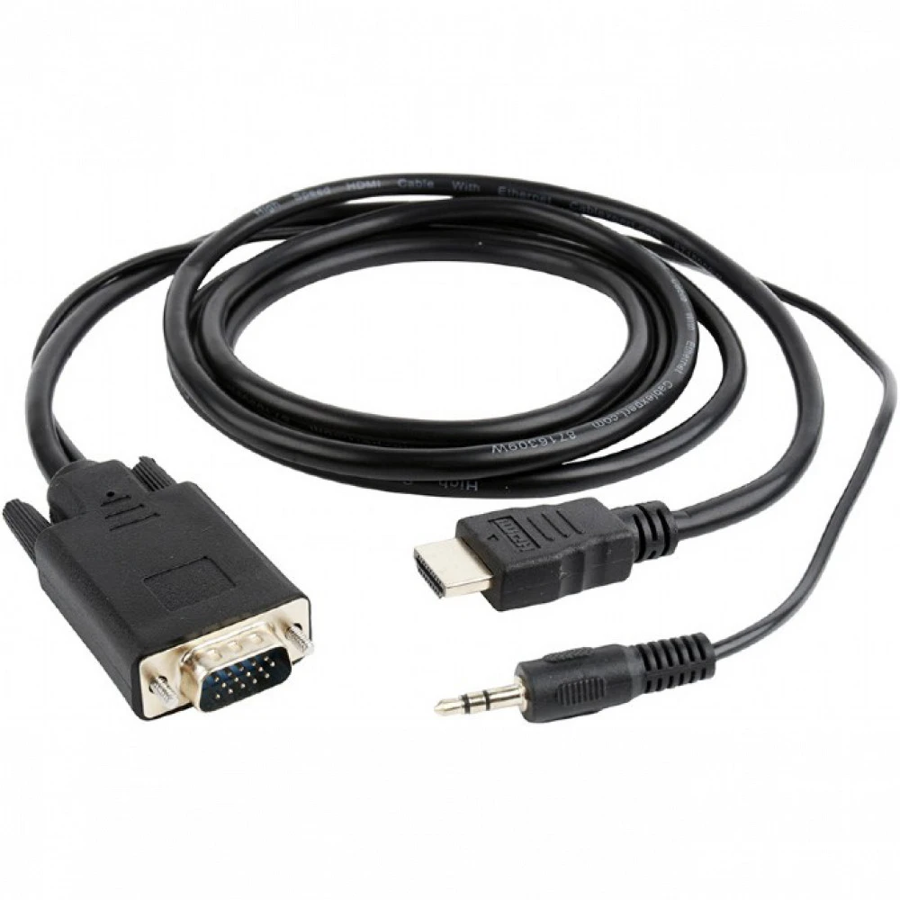 Адаптер HDMI (m) - D-Sub VGA (f), Cablexpert A-HDMI-VGA-03 — 4