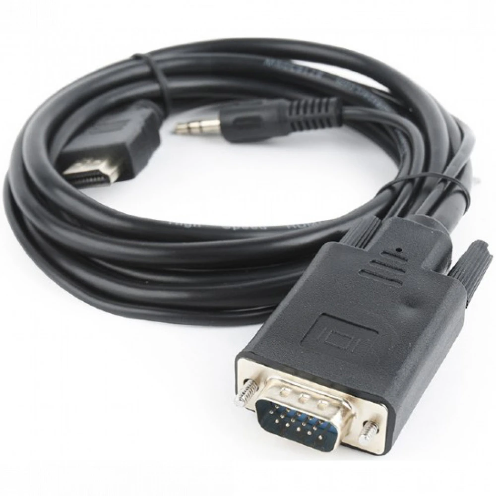 Адаптер HDMI (m) - D-Sub VGA (f), Cablexpert A-HDMI-VGA-03 — 5