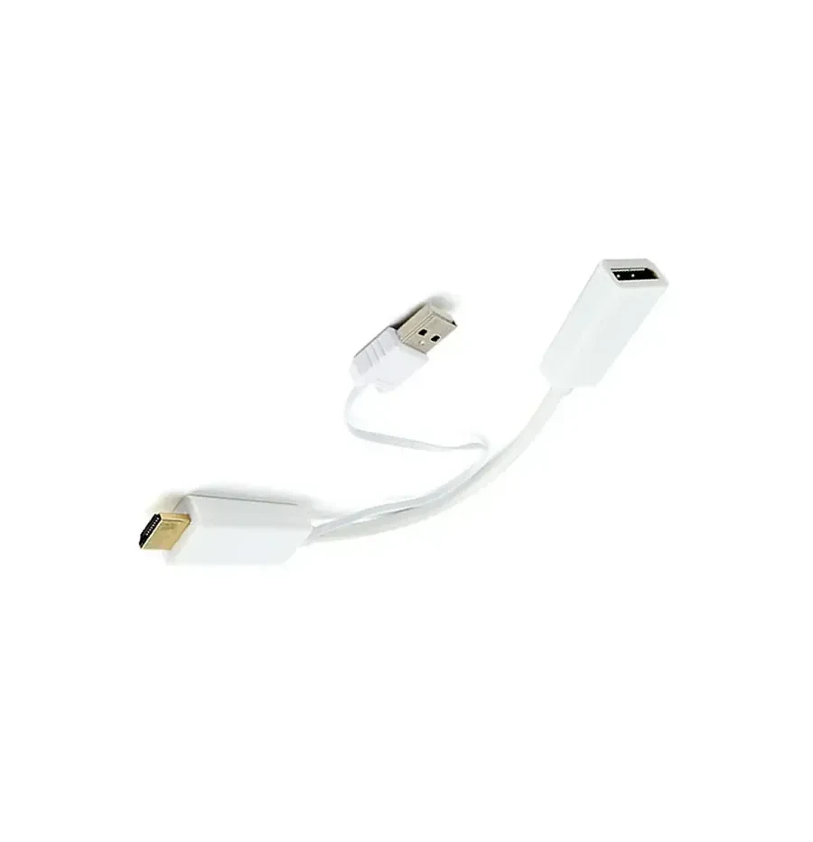 Адаптер HDMI (m) - DisplayPort (f), Cablexpert, белый — 3