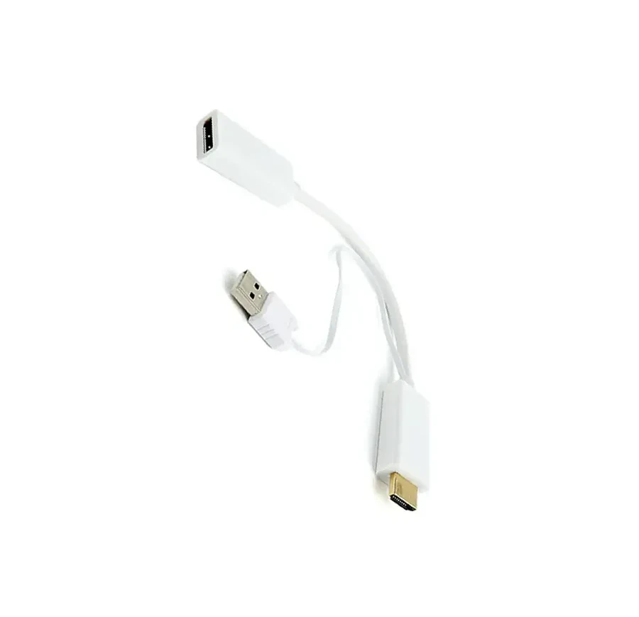 Адаптер HDMI (m) - DisplayPort (f), Cablexpert, белый — 4