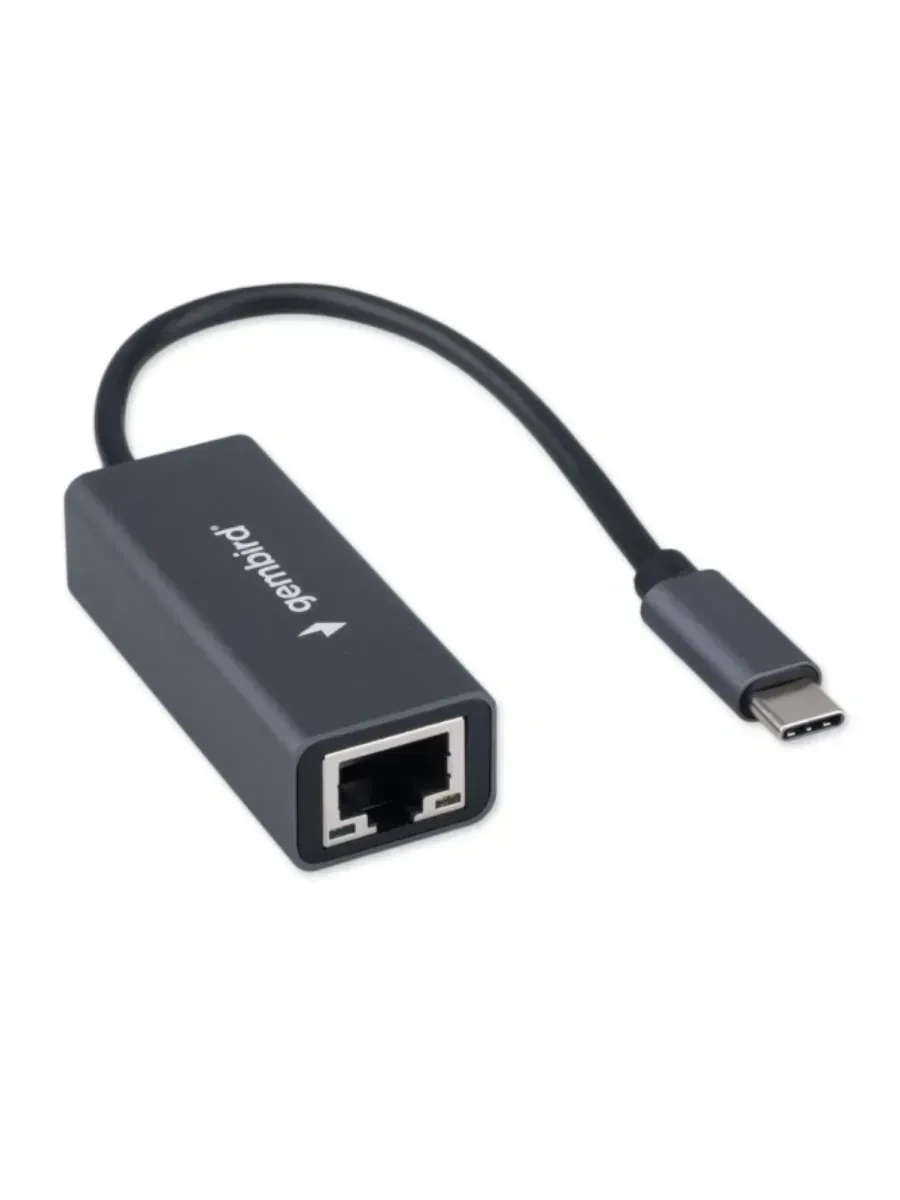 Сетевая карта NIC USB, 10/100/1000 Mb, Gembird NIC-U8, Type-C LAN