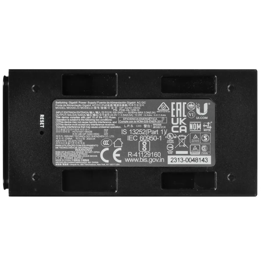 Адаптер PoE GBE POE-24-12W-G UBIQUITI — 5