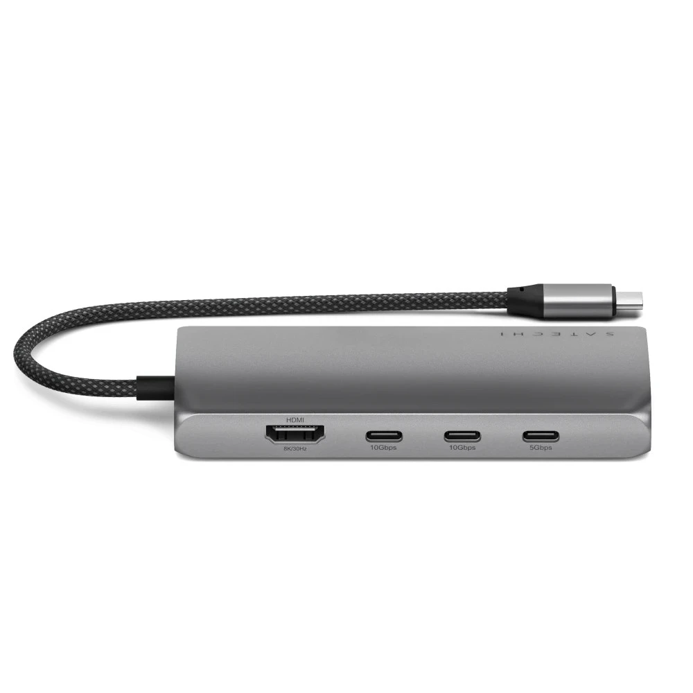 Док-станция SATECHI USB-C MultiPort Adapter 8K with Ethernet V3 - Space Gray — 3