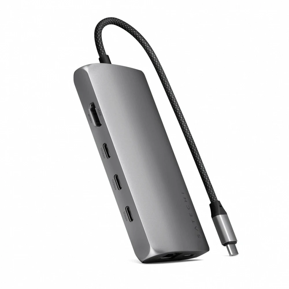 Док-станция SATECHI USB-C MultiPort Adapter 8K with Ethernet V3 - Space Gray — 4