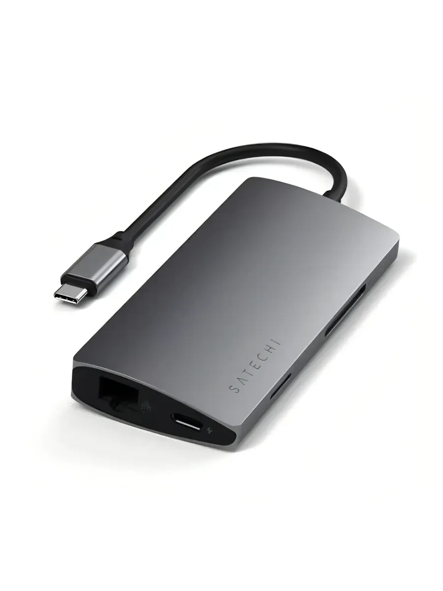 Док-станция SATECHI Type-C Multi-Port Adapter 4K with Ethernet V2 Space Gray