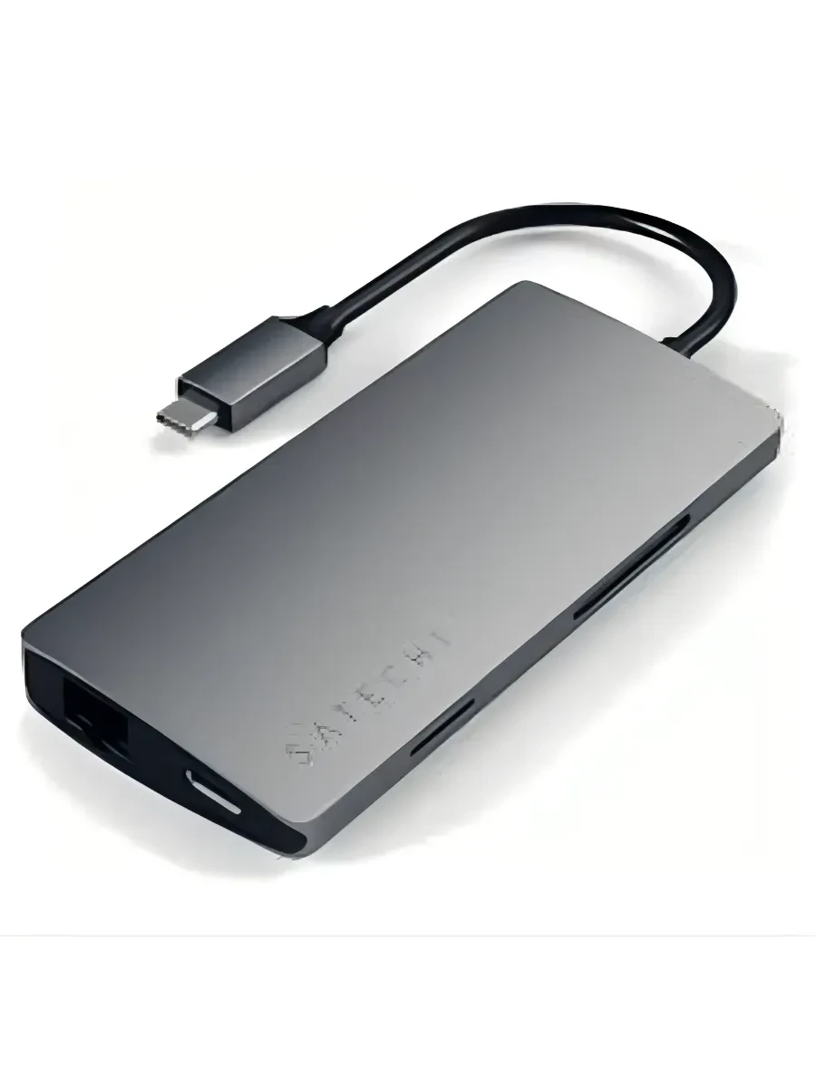 Док-станция SATECHI Type-C Multi-Port Adapter 4K with Ethernet V2 Space Gray — 2