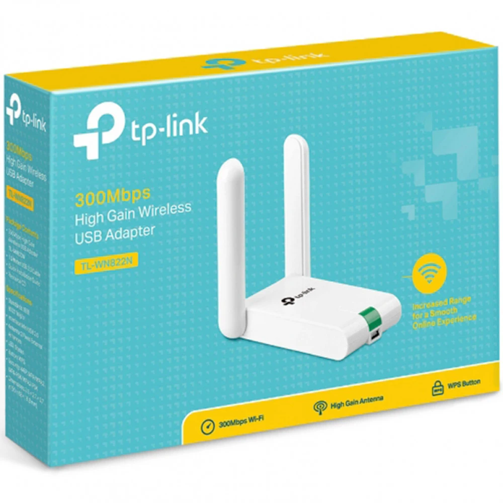 USB-адаптер TP-Link TL-WN822N, Wi-Fi, 300 Мбит/с — 5