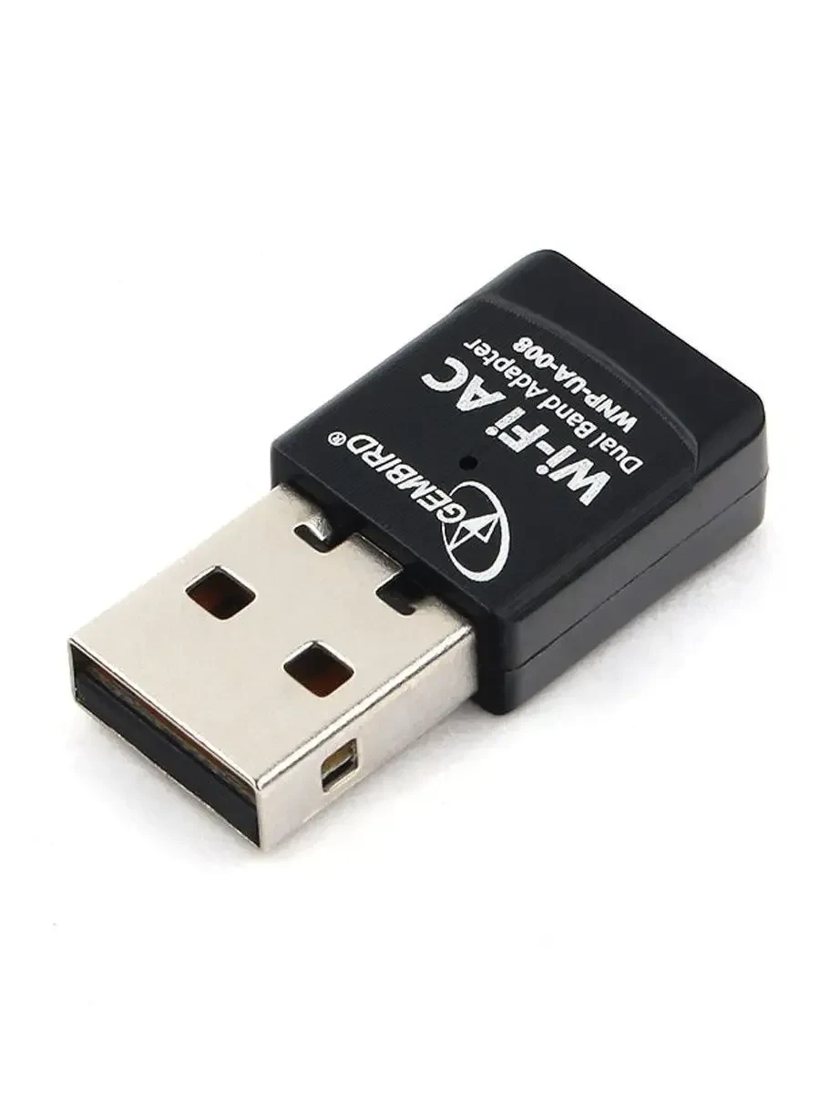 Беспроводной USB адаптер Gembird WNP-UA-008, 802.11ac, 433 Mbps