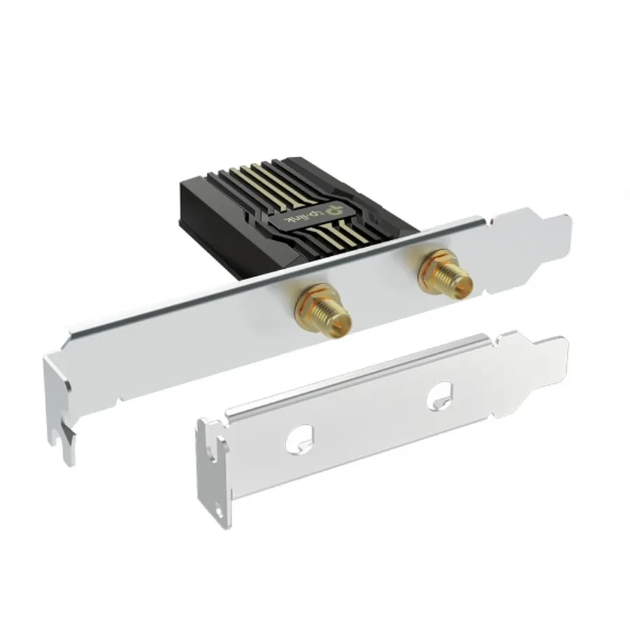 Сетевой адаптер беспроводной PCIe BE9300 Tp-Link Archer TBE552E Bluetooth 5.4 Wi-Fi 7 — 4