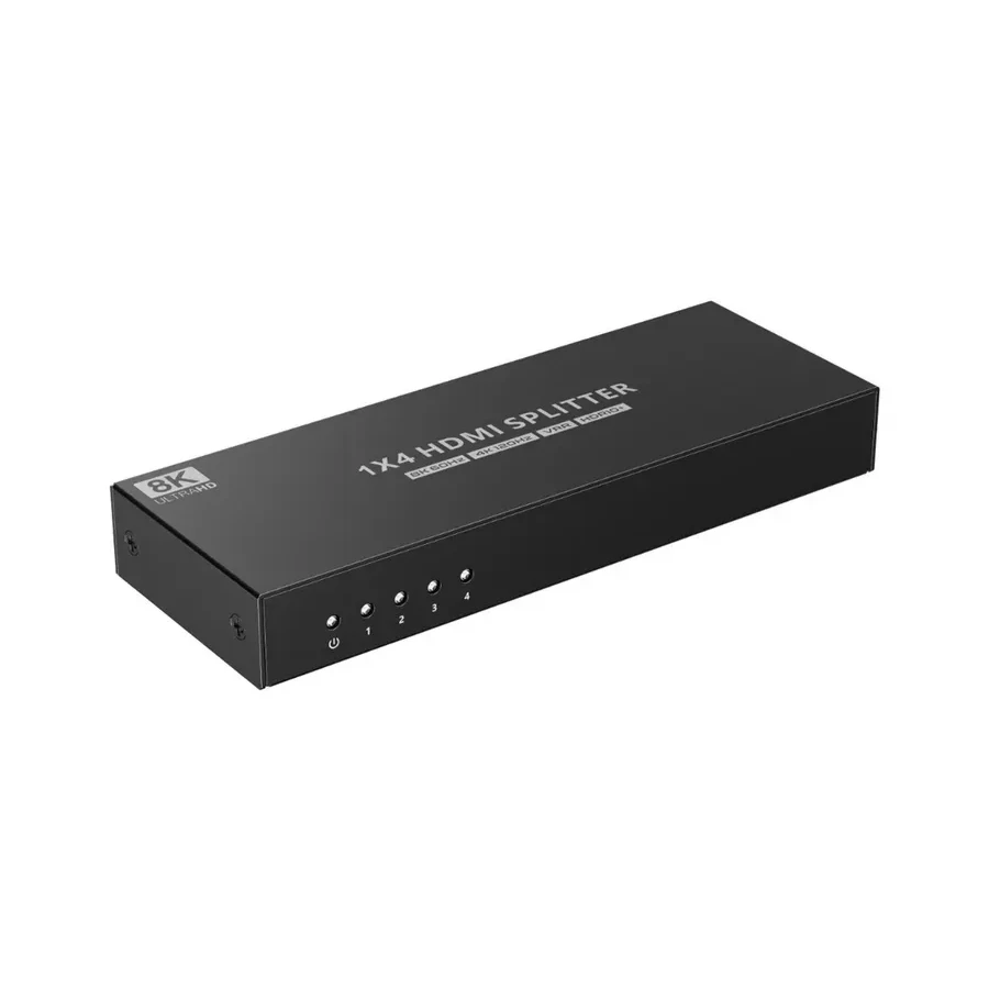 Splitter Lenkeng LKV864, 8K@60Hz, 1x4 — 2